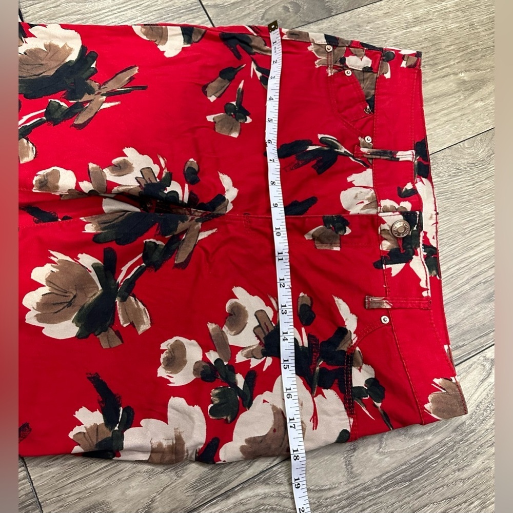 Chico's Red Pencil Midi Jeggings Casual ♥️ - Picture 5 of 15